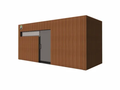 ABRI VÉLO EN CONTAINER 20 PIEDS FERMÉ 20 PLACES