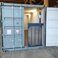 ABRI VÉLOS ÉLECTRIQUES FERMÉ 6 PLACES EN CONTAINER 20 PIEDS