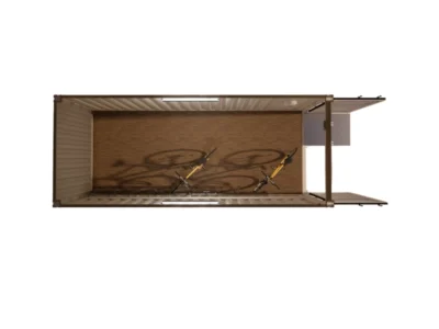 ABRI VÉLOS ÉLECTRIQUES FERMÉ 6 PLACES EN CONTAINER 20 PIEDS