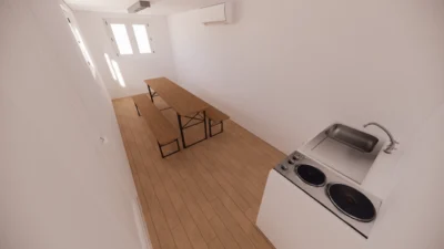 BUREAU ET SALLE DE PAUSE AVEC KITCHENETTE 28 M² EN CONTAINER 40 PIEDS