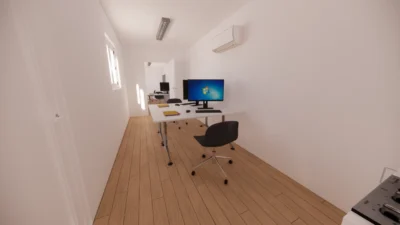BUREAU ET SALLE DE PAUSE AVEC KITCHENETTE 28 M² EN CONTAINER 40 PIEDS