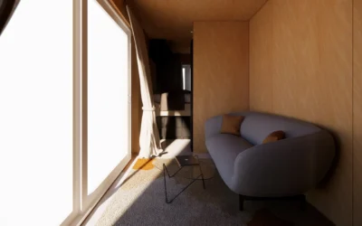 Studio container ECOLOGIA 40 pieds 23 m² habitables [1 chambre]