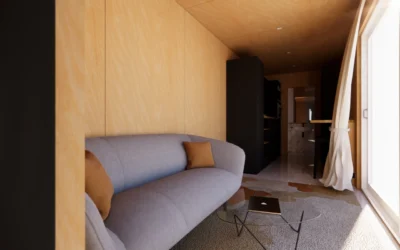 Studio container ECOLOGIA 40 pieds 23 m² habitables [1 chambre]