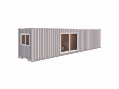 STUDIO CONTAINER ECOLOGIA 40 PIEDS 23 M² HABITABLES  2 CHAMBRES
