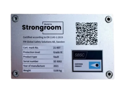 CONTAINER CHAMBRE FORTE : STOCKAGE MOBILE ANTIVOL