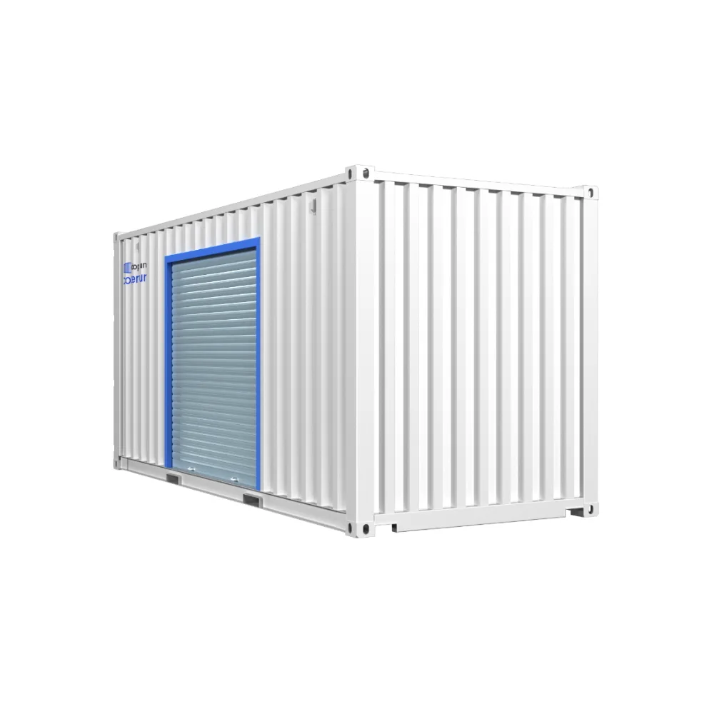 LOCAL DE STOCKAGE EN CONTAINER DE 20 PIEDS AVEC PORTE RIDEAU MÉTALLIQUE SIMPLE