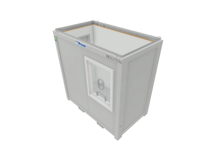 BUNGALOW BOX 3,3 M² : BILLETTERIE CABINE  8 PIEDS