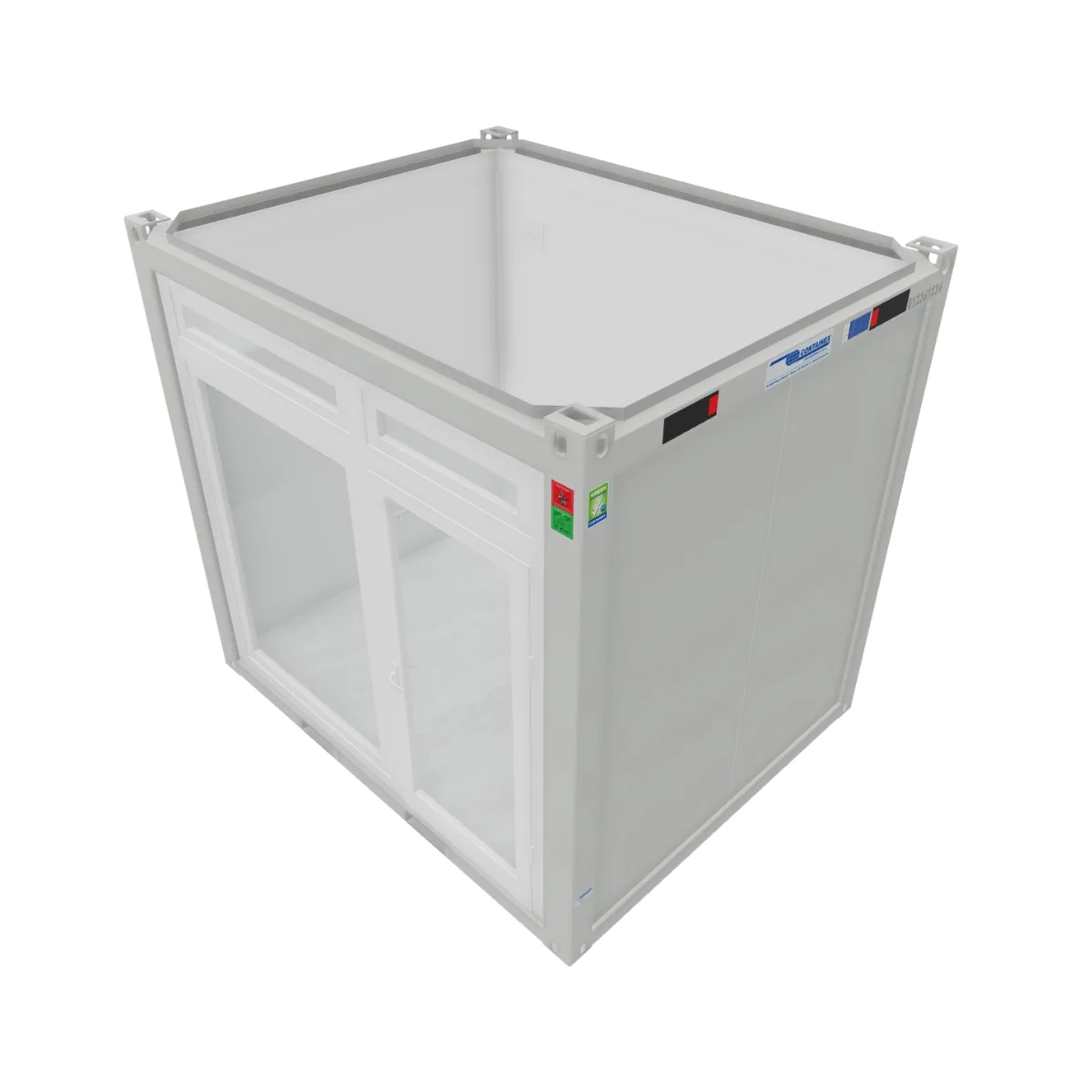 BUNGALOW BUREAU 7,3 M²  10 PIEDS  AVEC CÔTÉ VITRÉ