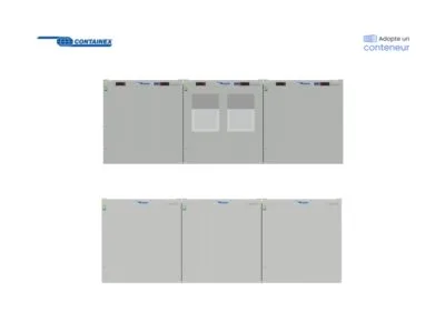 BUREAU MODULAIRE 44,4 M²  3 X 20 PIEDS