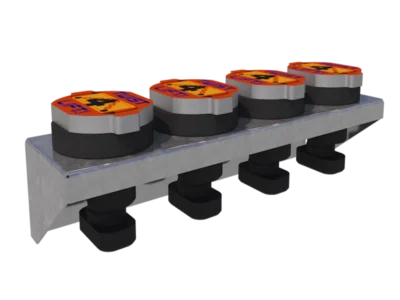 JEU DE 4 CROCHETS DE LEVAGE POUR CONTAINERS TWIST4LIFT® 10 T