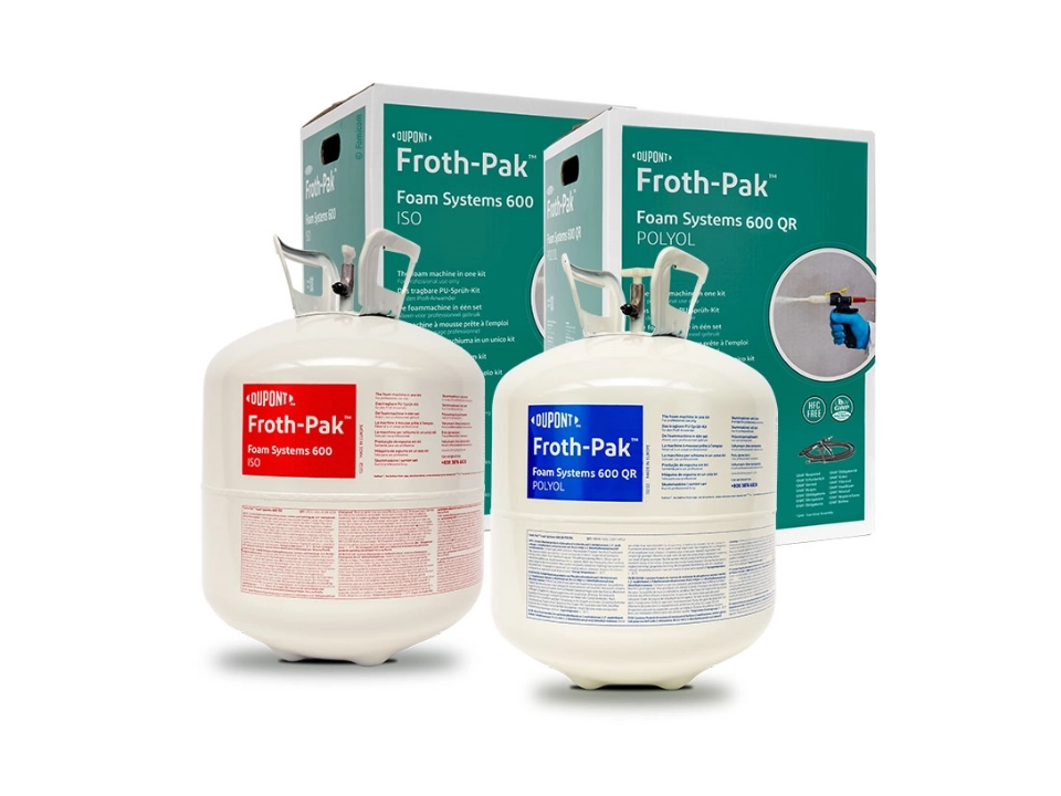 KIT D’ISOLATION MOUSSE POLYURÉTHANE FROTH-PAK 600