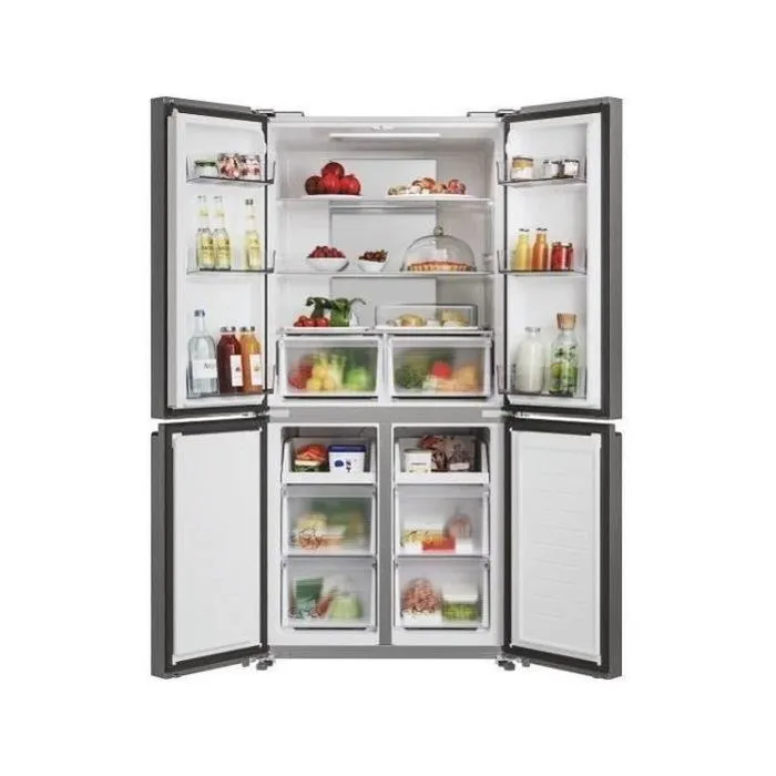 Réfrigérateur multi-portes CANDY CFQQ5T817EPS - 463L (307 + 156L) - No Frost - Classe E - Silver
