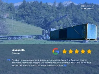 CONTAINER MARITIME 40 PIEDS DRY DERNIER VOYAGE