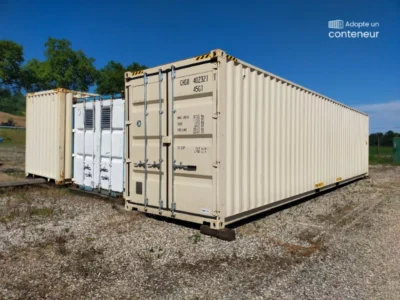 CONTAINER MARITIME 40 PIEDS HIGH CUBE PREMIER VOYAGE