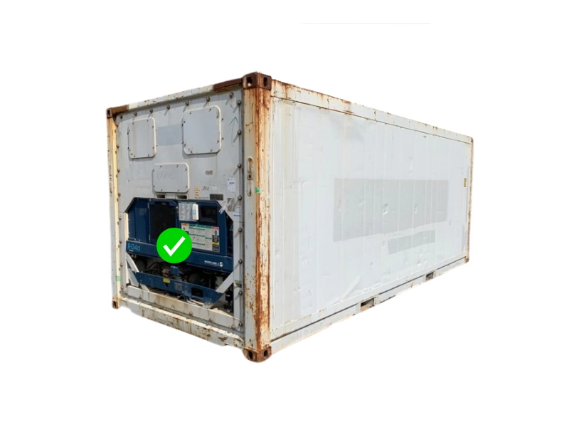 CONTAINER MARITIME FRIGORIFIQUE D’OCCASION 20 PIEDS