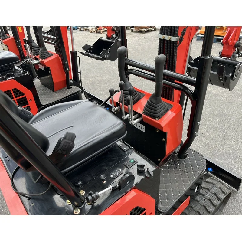 Mini-pelle Petite Pailleuse Deleks A80 Boz