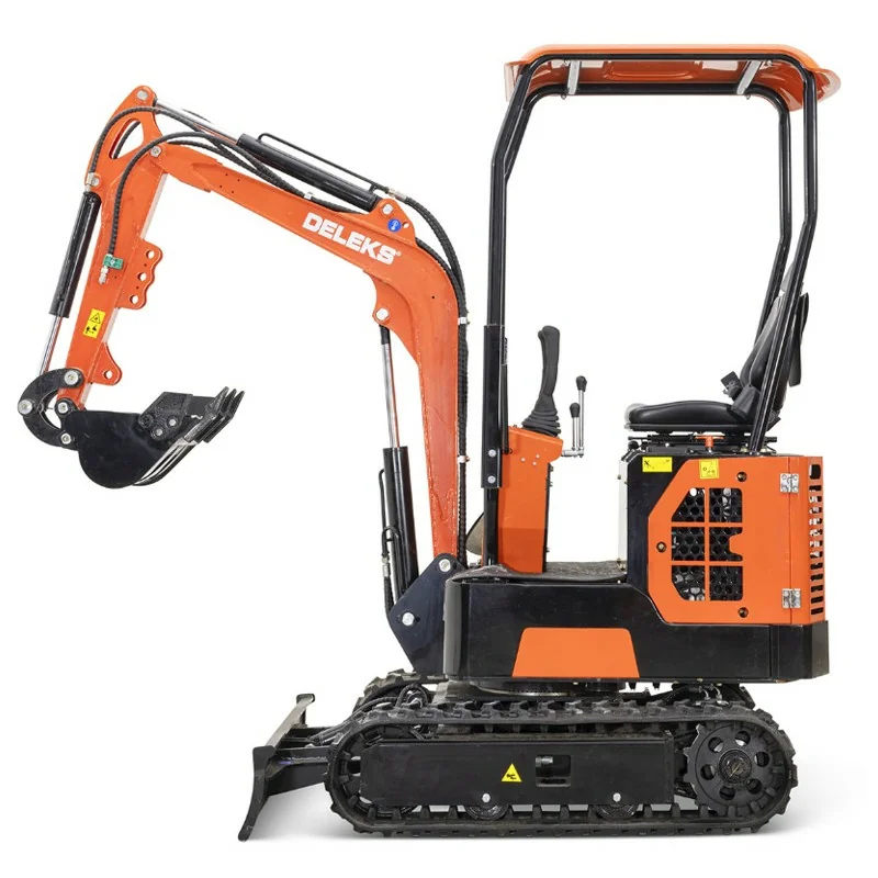 Mini-pelle Petite Pailleuse Deleks A80 Boz