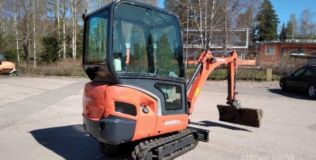 Kubota KX015-4, (2015), 3880 heures, 1.5T + 3 Godets – occasion