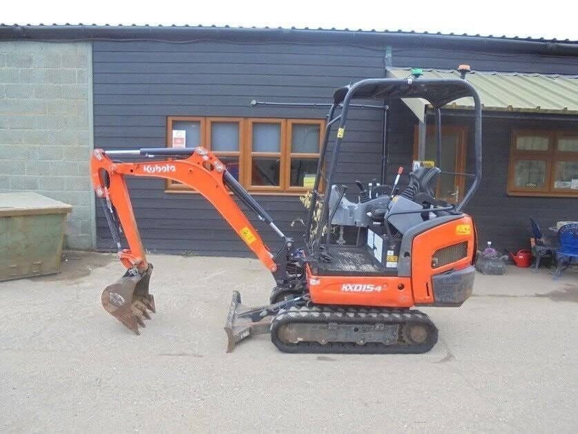 Kubota KX015-4, (2018), 1394 heures, 1.5T + 3 Godets – occasion