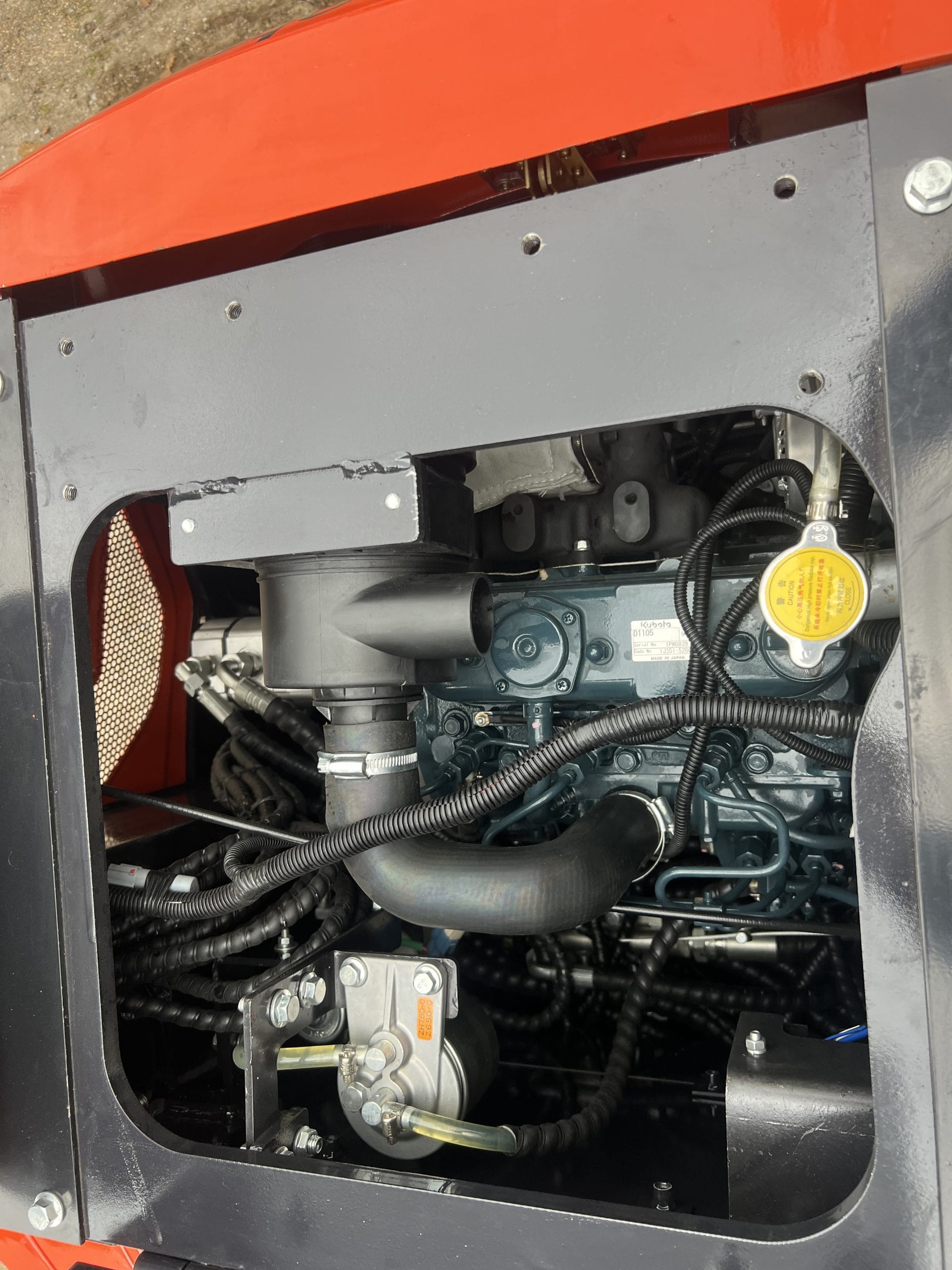 Mini Pelle Rotative Baimse 2500 kg, Moteur 3 Cylindres Kubota D1105